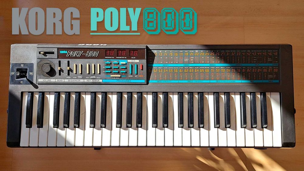 Korg Poly 800 - syntezator/klasyk lat 80