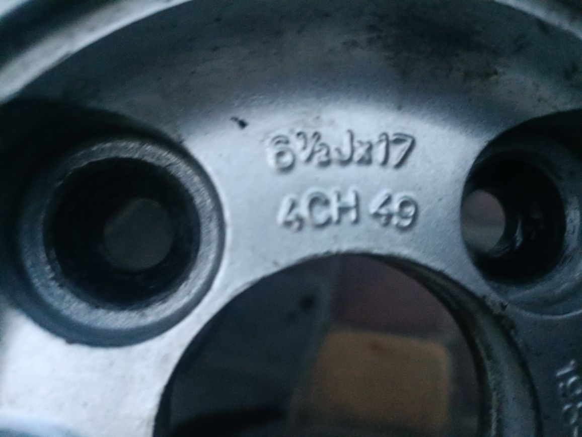 Диски литі 4/100 R 17 Renault Megan