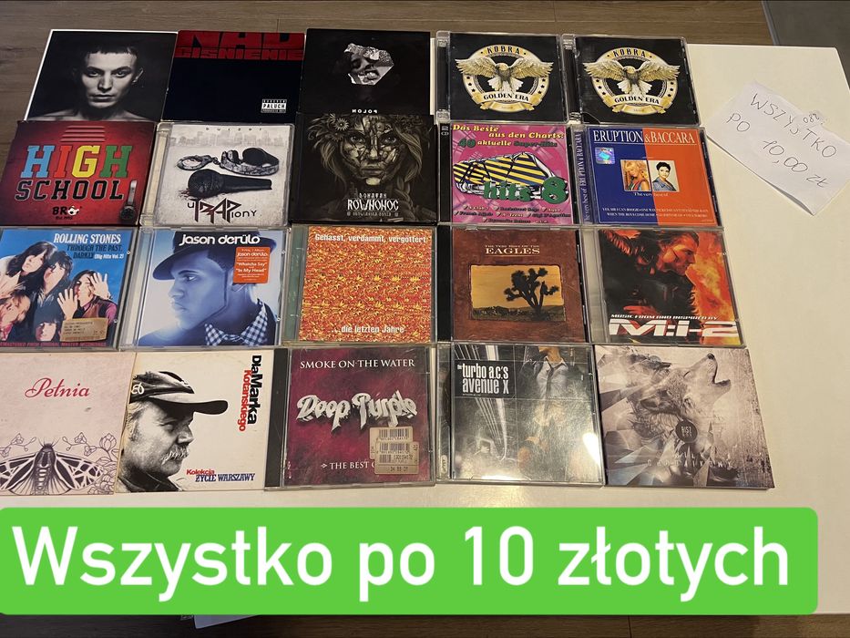 Plyty cd rap hip hop zestaw wyprzedaz sentino tede taco hemingway