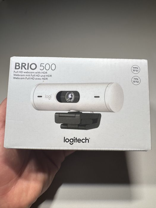 Kamera LOGITECH Brio 500 USB-C 1080p Biały