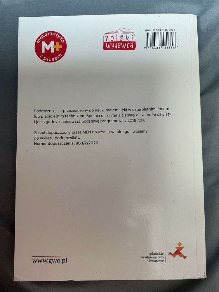 Matematyka z plusem/ liceum i technikum/zakres rozszerzony 2