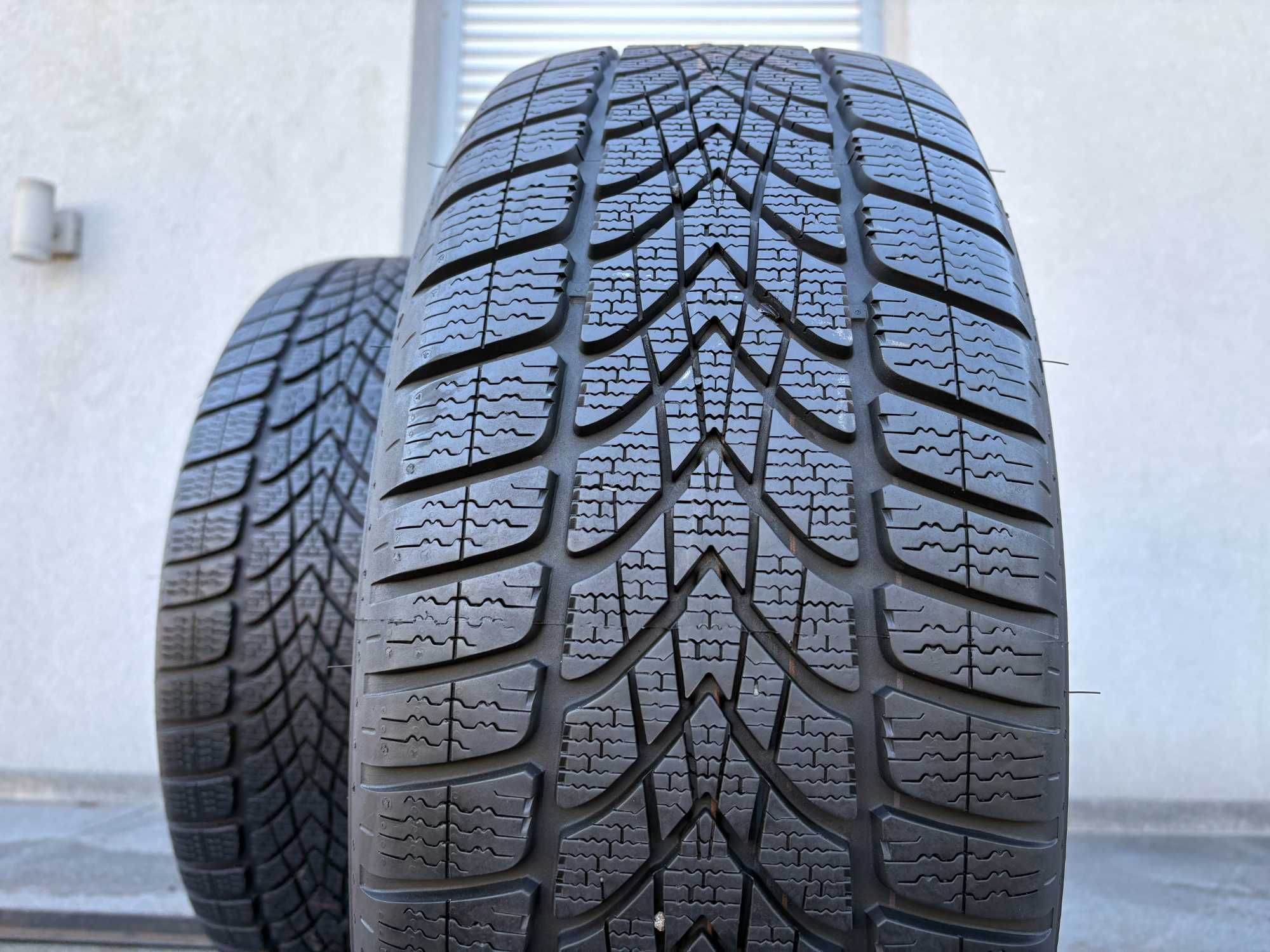 2szt zimowe 225/55R17 Dunlop RSC 7,4mm 2023r świetny stan! Z112