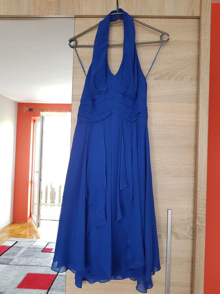 sukienka na wesele chaber /ciemny niebieski 36 /164 S