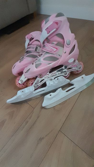 Łyżwy, rolki 35-38 łyżwy 30-33