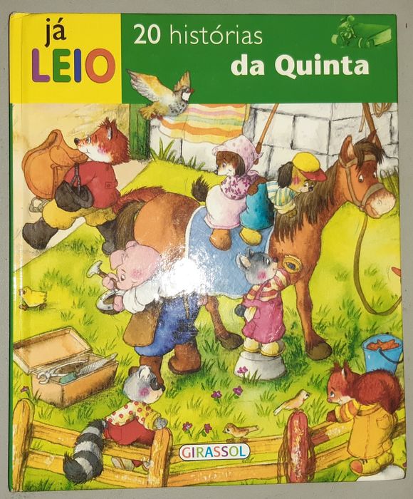 Livro '20 Histórias da Quinta', Coleção 'Já LEIO', Editora Girassol