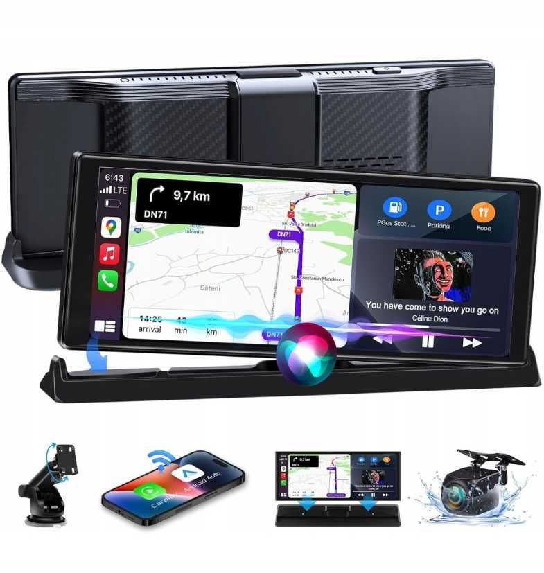 stacja multimedialna carplay android radio samochodowe 10 cali T360s