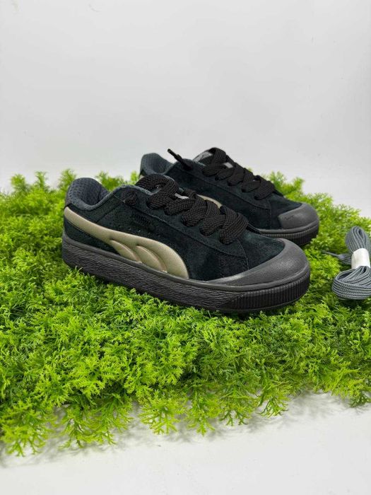 Кросівки Puma Suede XI Crush black-grey / пума суеде краш хл