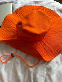 Панама помаранчева широкі поля неон туристична шляпа оранжевая капелюх