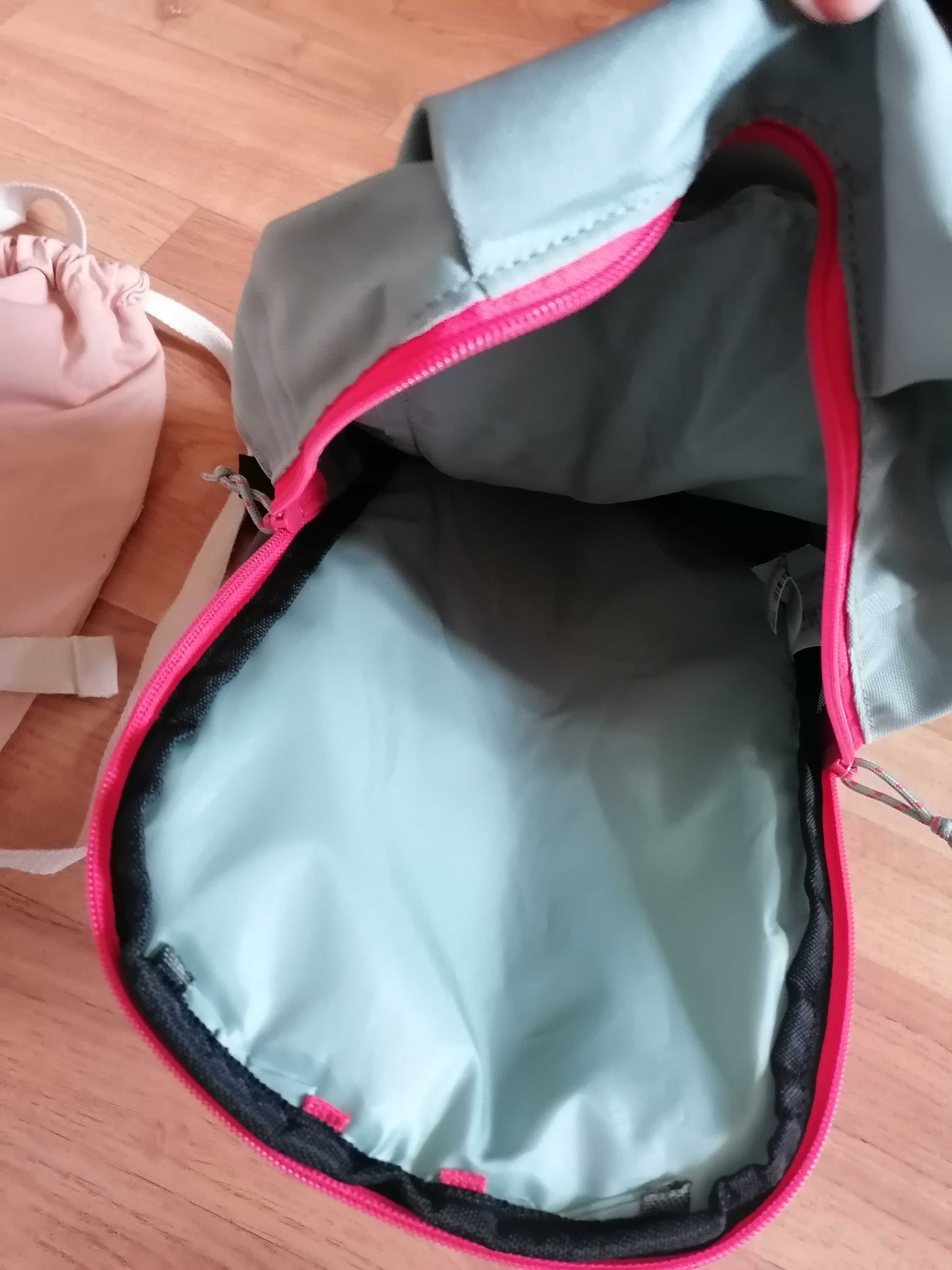 Plecak Dechatlon 10l + Reserved plecak worek, dziewczynka