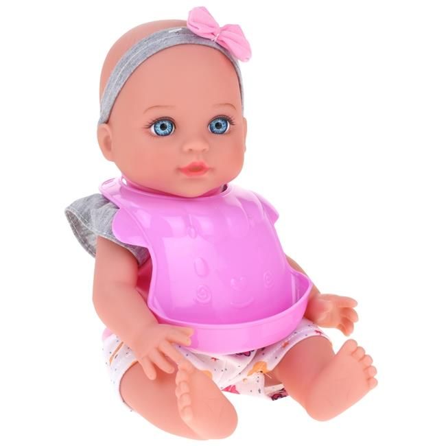 Łóżeczko Kołyska dla Lalek + Interaktywna Lalka Bobas Mówi Mama Tata