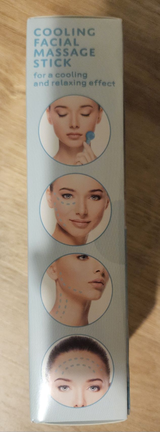 Chłodzący roller/masażer do masażu, do twarzy i karku