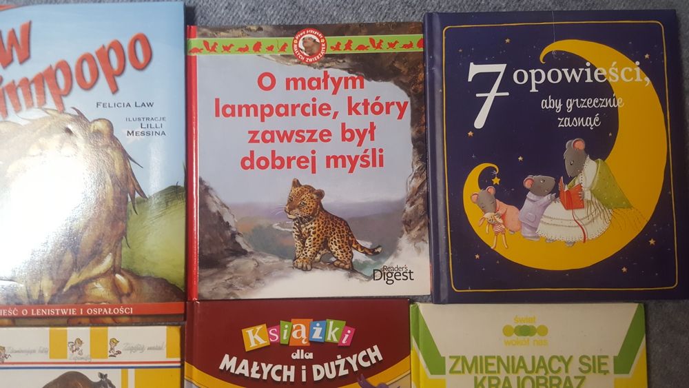 Zestaw książek dla dzieci 8szt