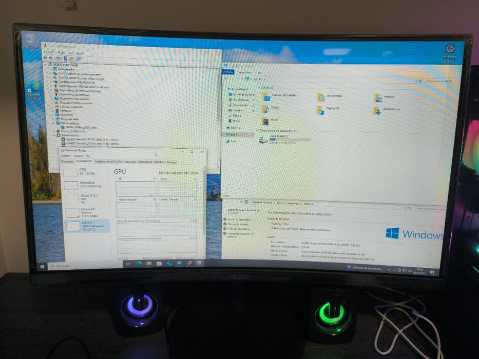 PC Gaming 3050RTX 32 RAM + Ecrã + Periféricos 3x S/ Juros