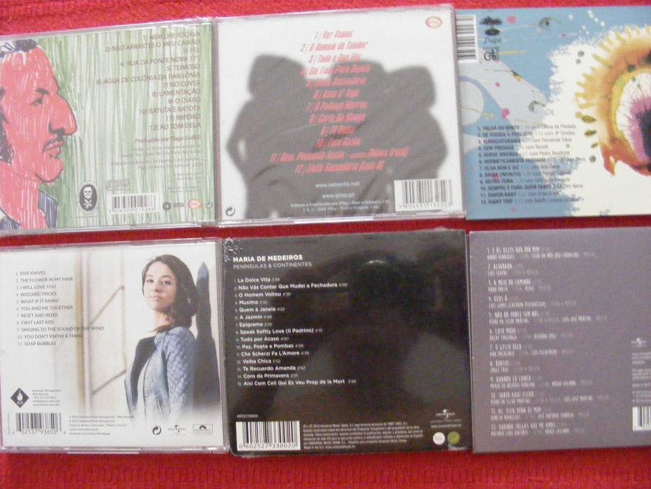 CD portugueses: Gomo, Swymmers, Revolta, Sebenta, Projecto Fuga.01