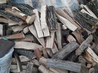 Cухі колоті дрова дуб, граб, ясен для опалення