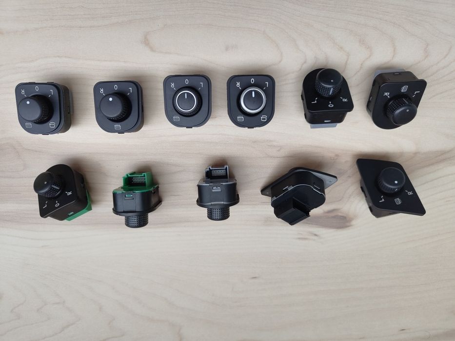 Botão comando espelhos VW Golf Passat Skoda Beetle Seat Audi Polo