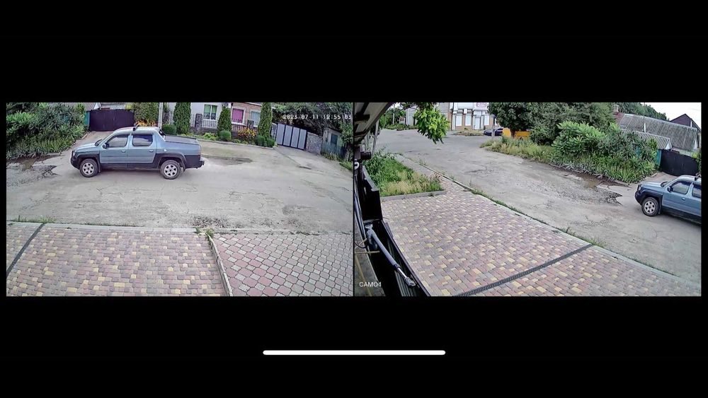 Дві вуличні 6Мп камери WiFi в одній, поворотна і ширококутна