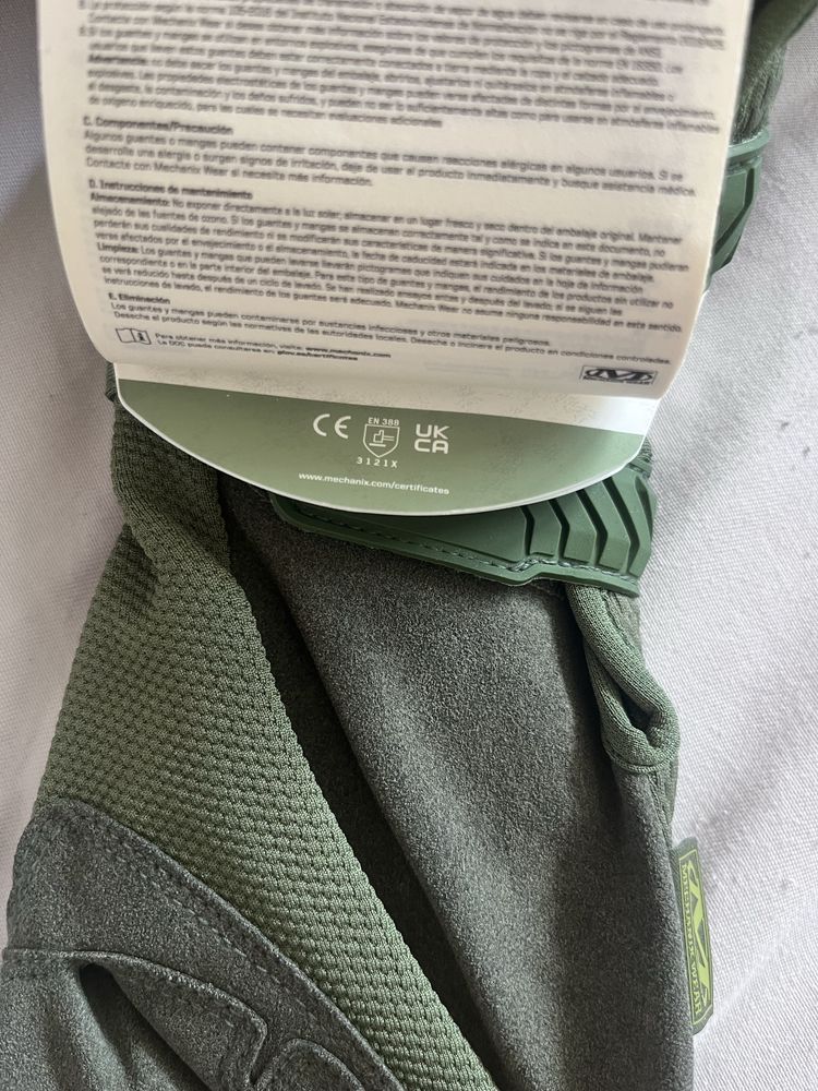 Rękawice Mechanix Olive drab rozmiar L