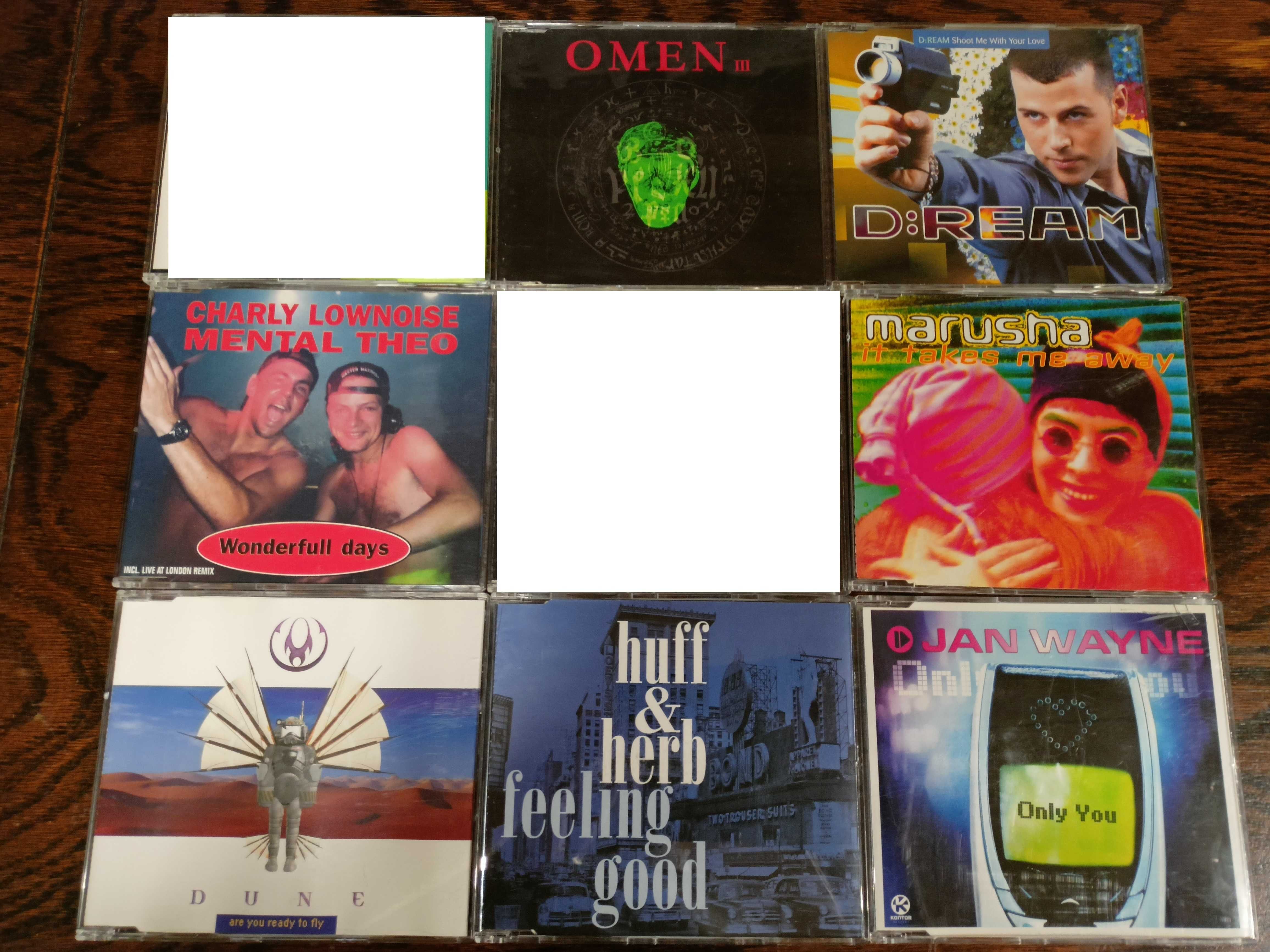 Single, płyty CD mix - dance, pop, techno, rock, reggae, inne