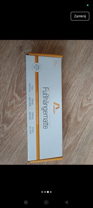 Hamak na nogi nieużywany