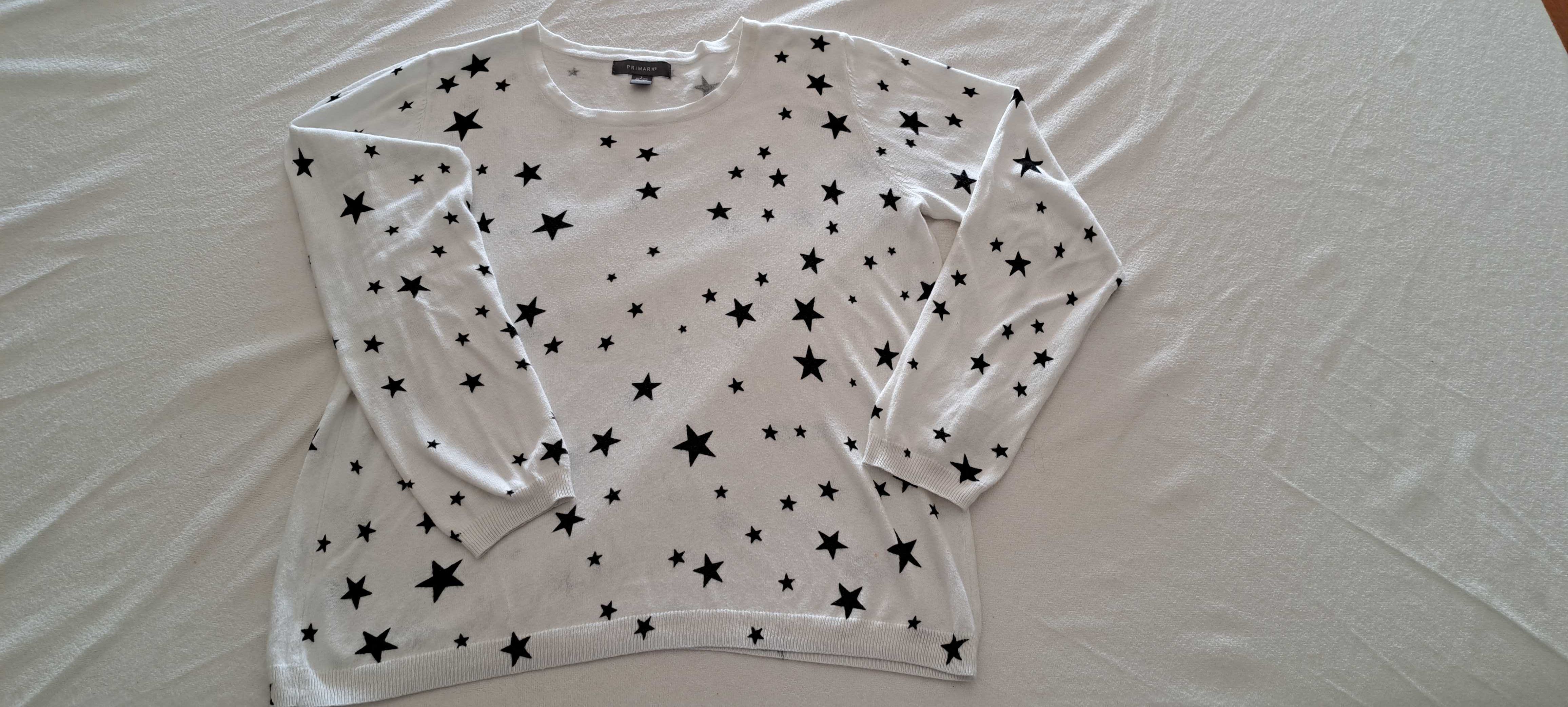 Camisola de malha estrelas