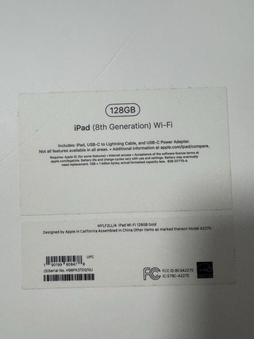 Планшет Apple 8|128gb