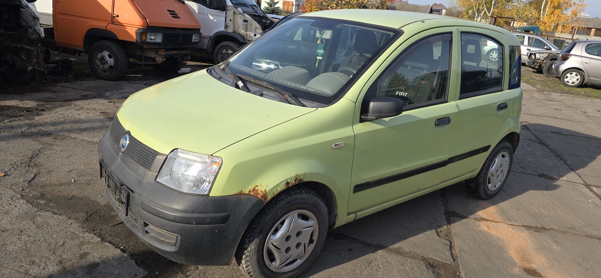 Maska klapa drzwi lampy zderzak Fiat Panda 1.1 40KW 2004  733/A części