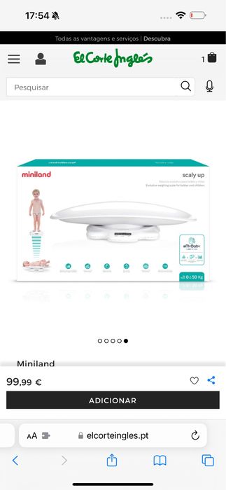 Balança evolutiva Miniland scaly up