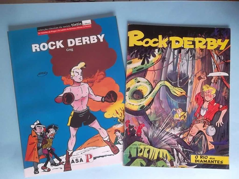ROCK DERBY - por Greg - 5 álbuns , Edições Lello / Edições Asa