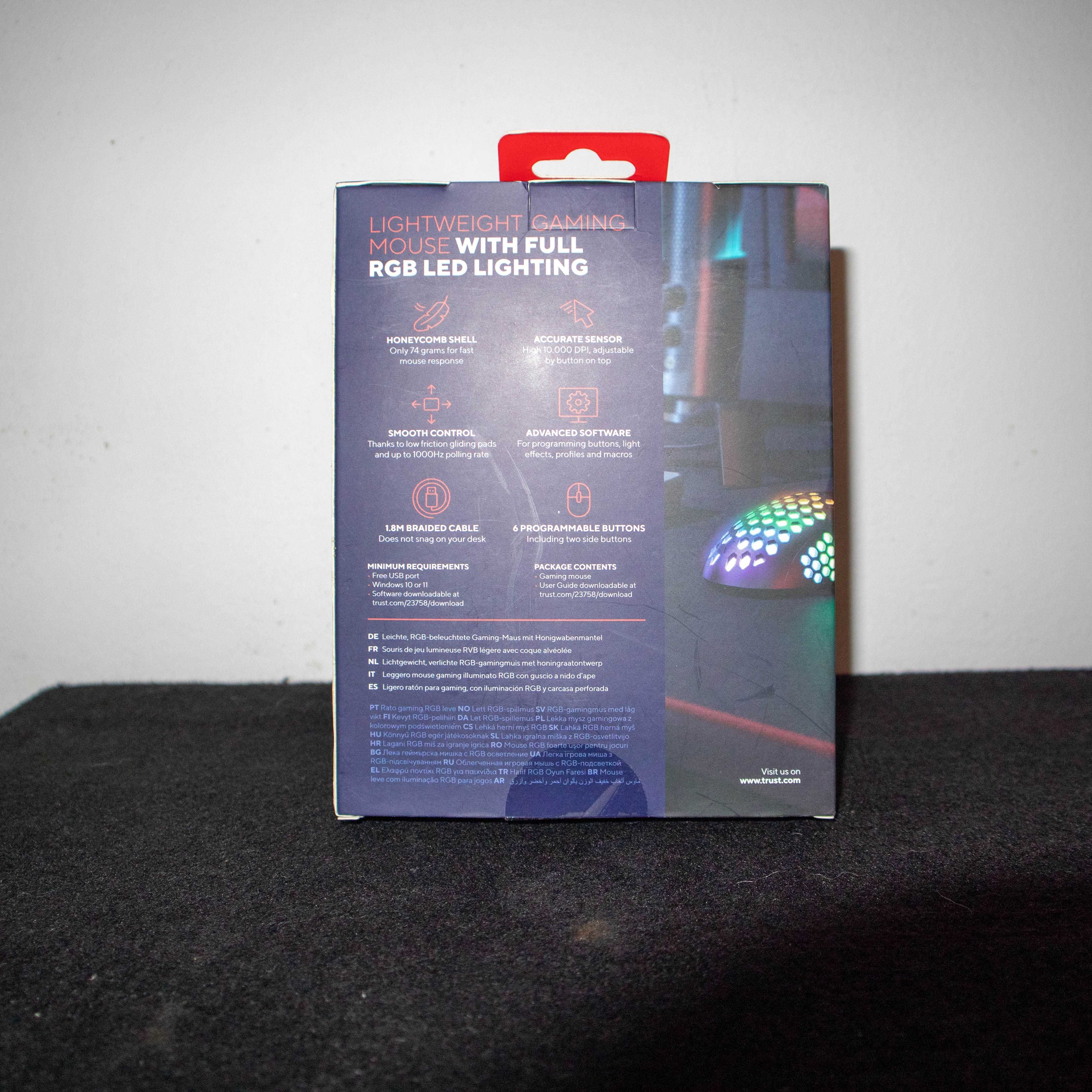 Rato Gaming Trust Graphin – Novo, ainda selado