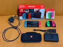 Zestaw konsola Nintendo Switch+ Etui +karta 128gb