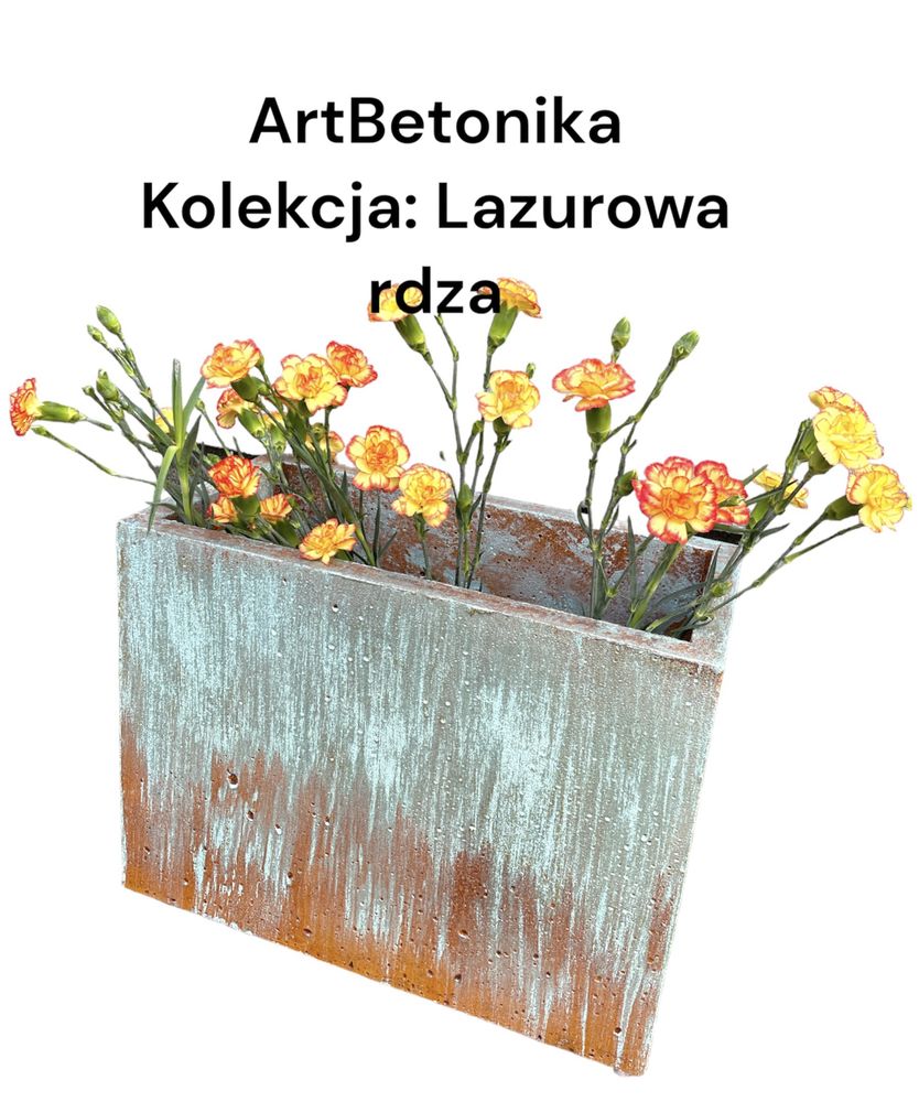 Donica betonowa- styl surowy i Art 20/30/40