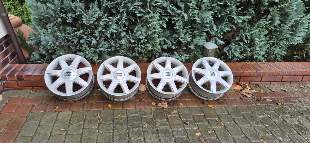 Felgi aluminiowe Seat Ibiza IV 4 15 cali 5x100 57,1 oryginalne OEM