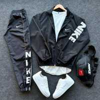 Чоловічий спортивний костюм комплект вітрівка штани плащівка Nike Найк