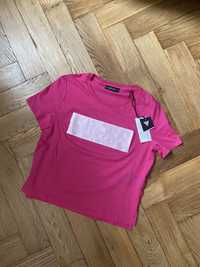 T-shirt Guess różowy fuksja nowy z metką XS bluzka krótki rękaw