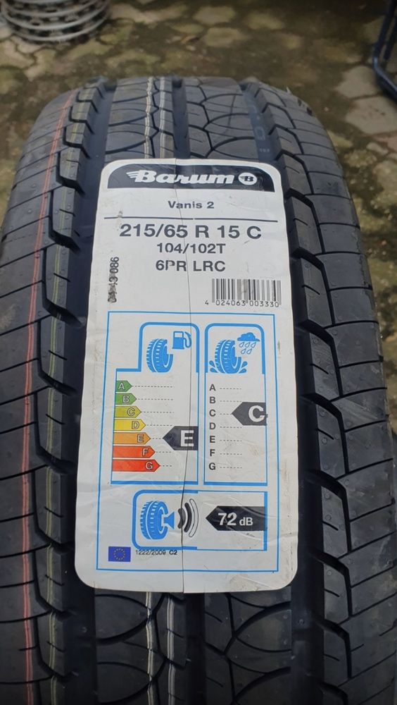 Літня гума 215/65 R15C Barum Нова t4 Vito Ford Kia