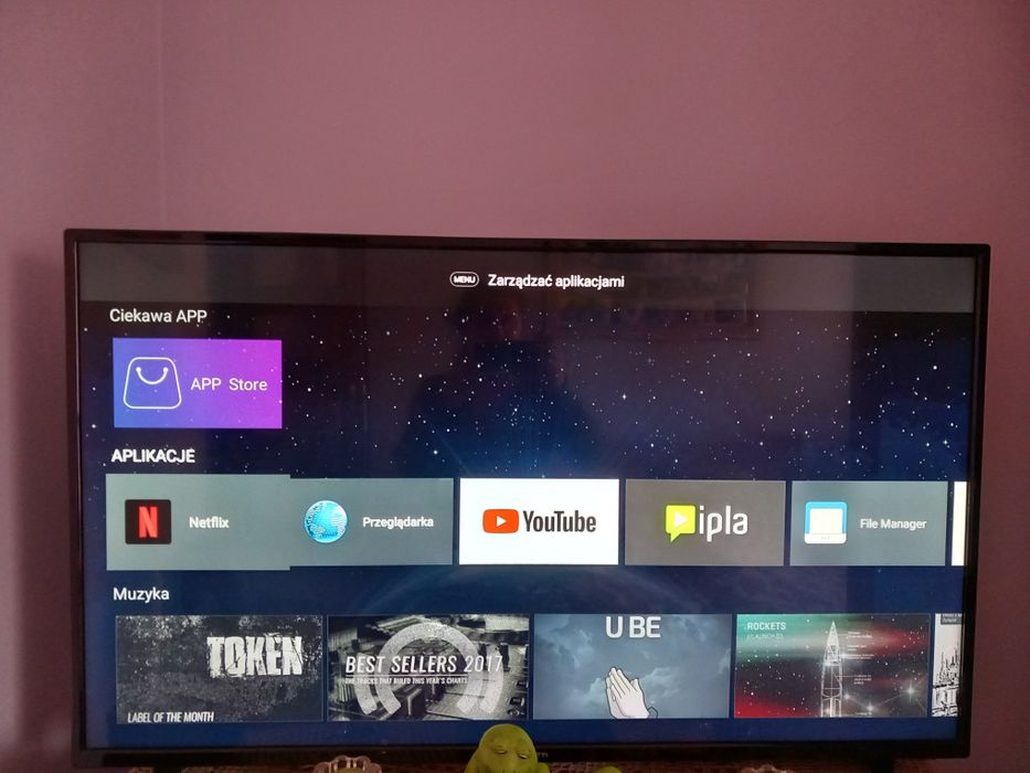 Telewizor manta 43LUA29L sprawny, 43' cale