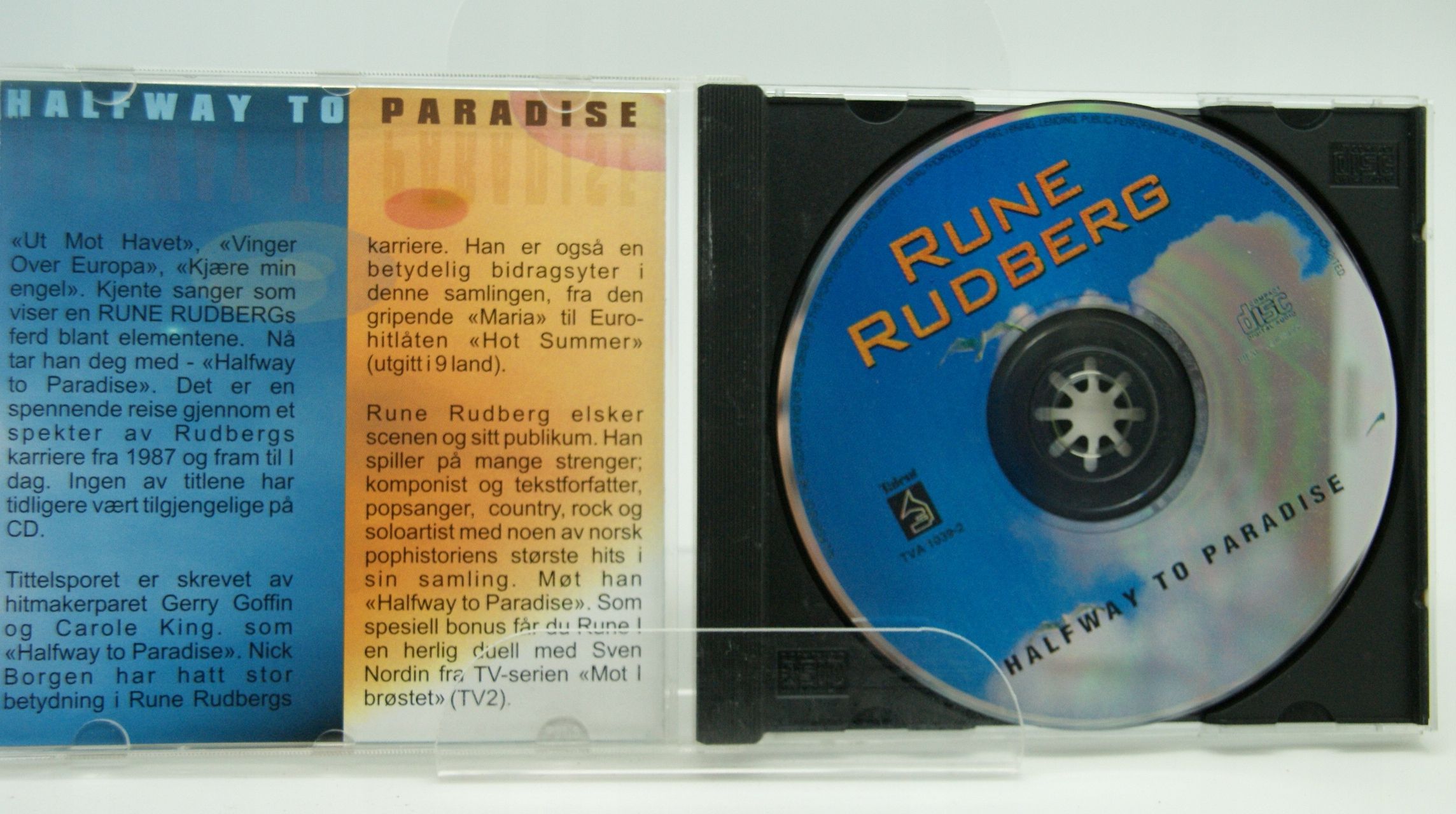 Cd - Rune Rudberg - Halfway To Paradise