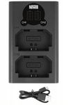 Подвійний зарядний пристрій Newell DL-USB-C для NP-FZ100. Гар.24міс.