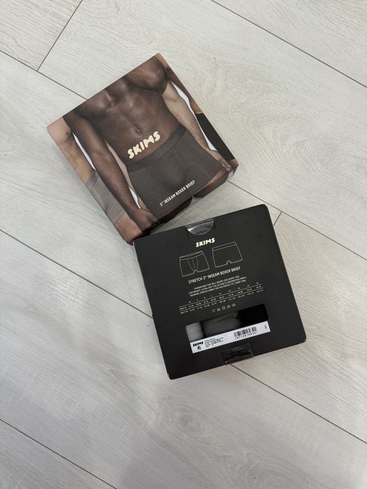 Чоловічі боксери Skims stretch boxer brief 3-back Скімс оригінал з США