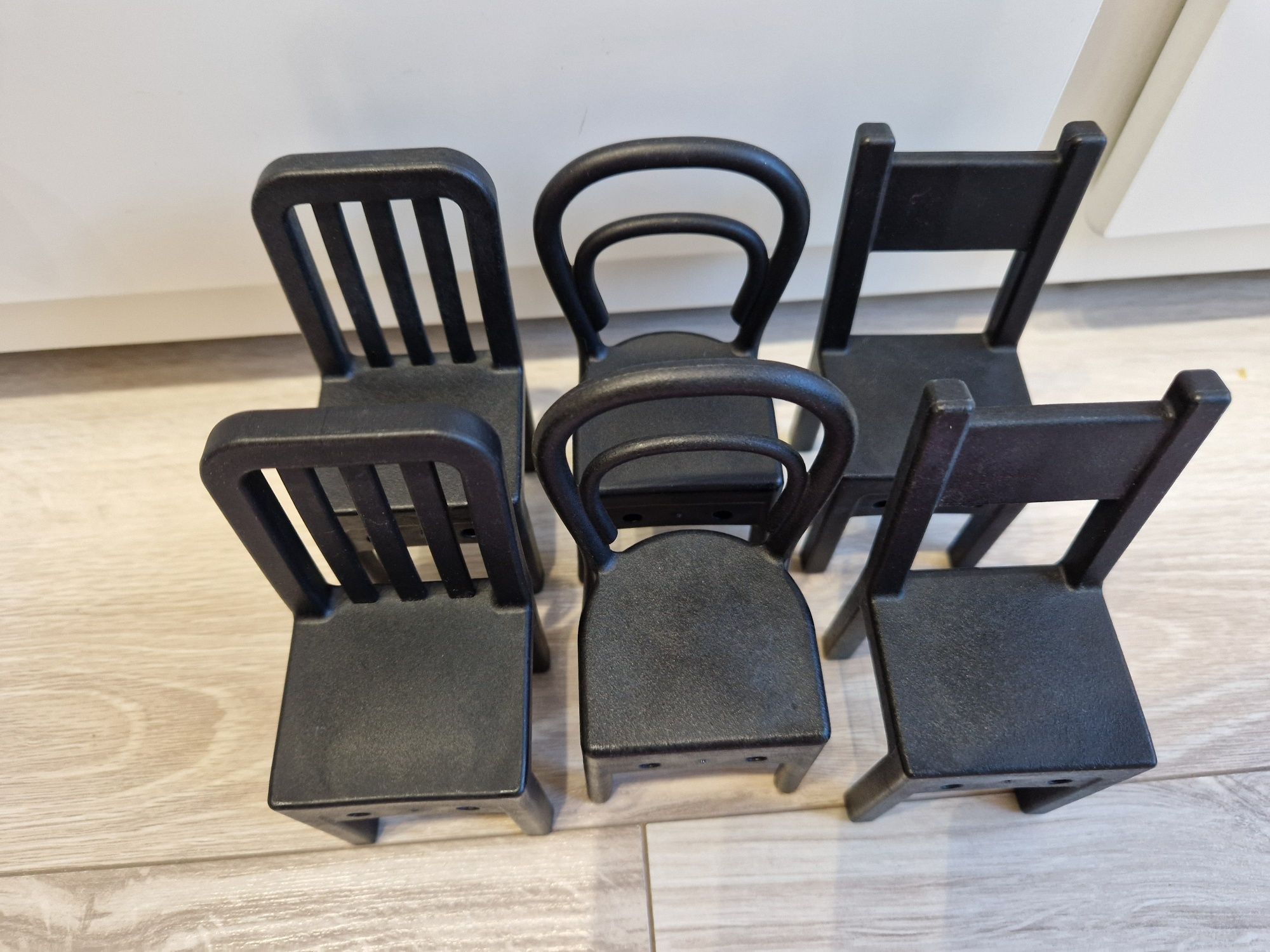 Fjantig ikea krzesełka krzesła wieszak czarne
