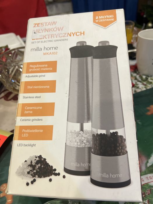 Zestaw młynków do przypraw Milla Home MKA102