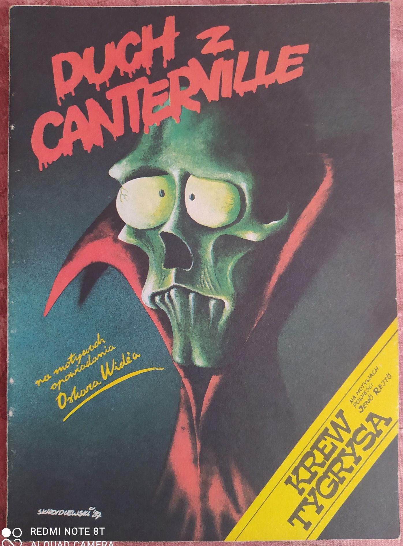 Duch z Canterville komiks Wydanie 1 ,1988r