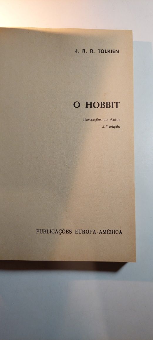 O Hobbit - Tolkien (3ª edição, Europa-América)