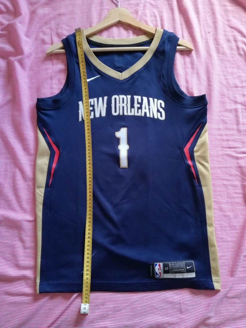 Jersey da NBA OFICIAL - Zion Williamson, Pelicans (portes grátis)