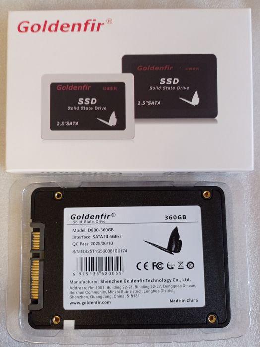 Sata ssd на 360gb новый