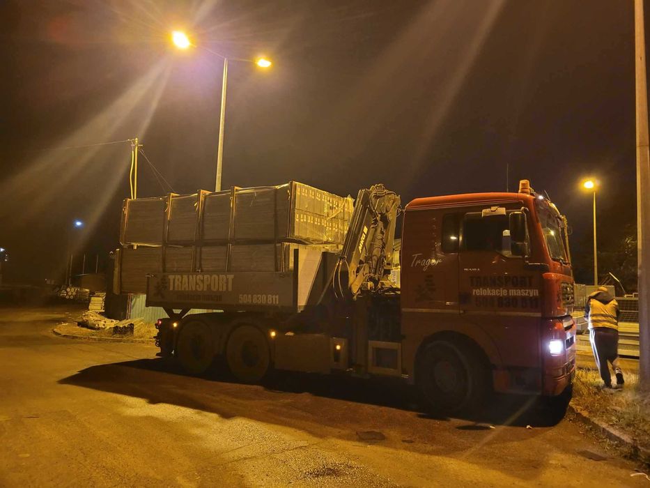 Przewóz kontenerów, transport, usługi HDS.