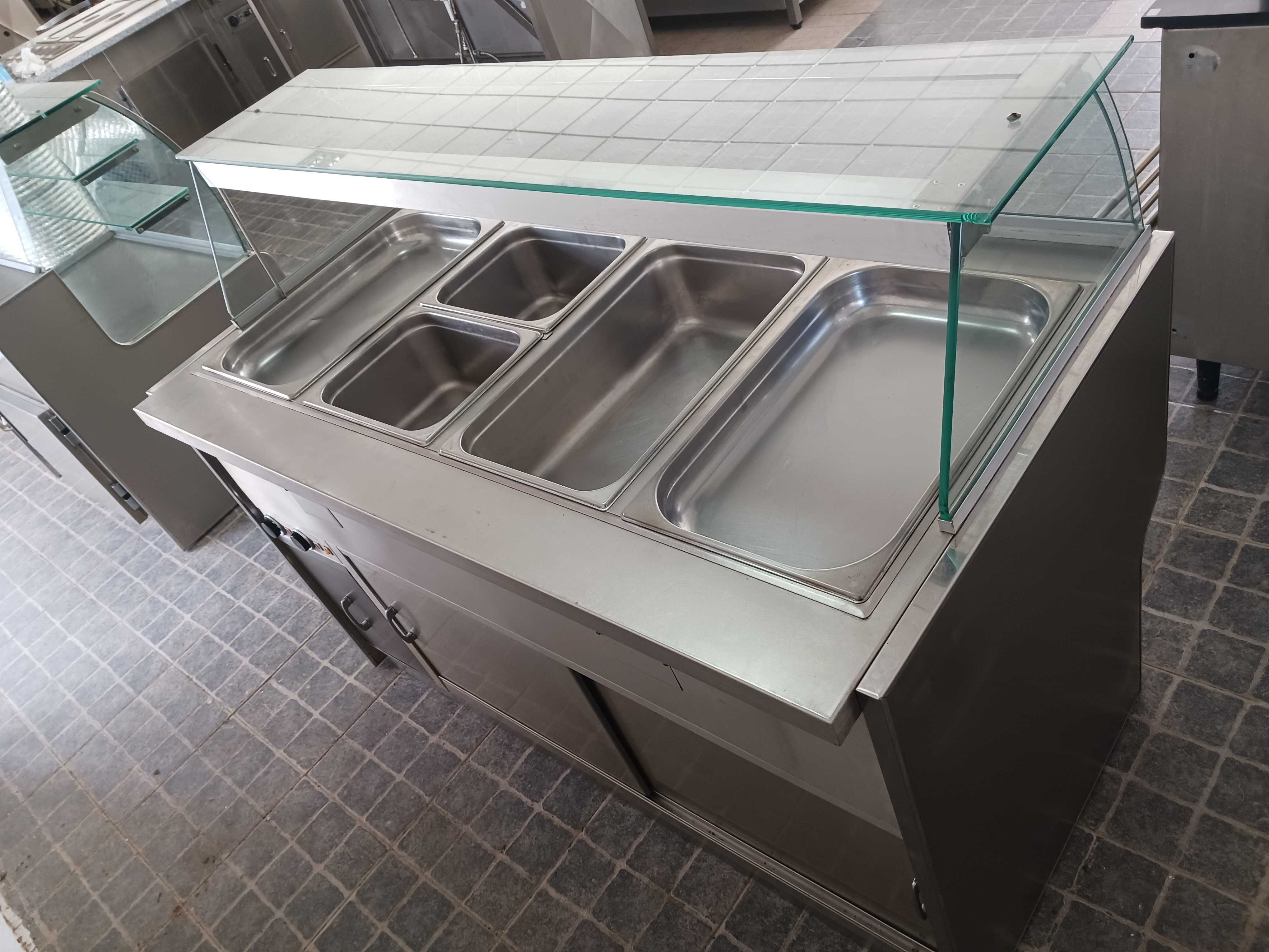 ACM1509 - Self Service em Inox com Banho Maria e Refrigeração - Usado