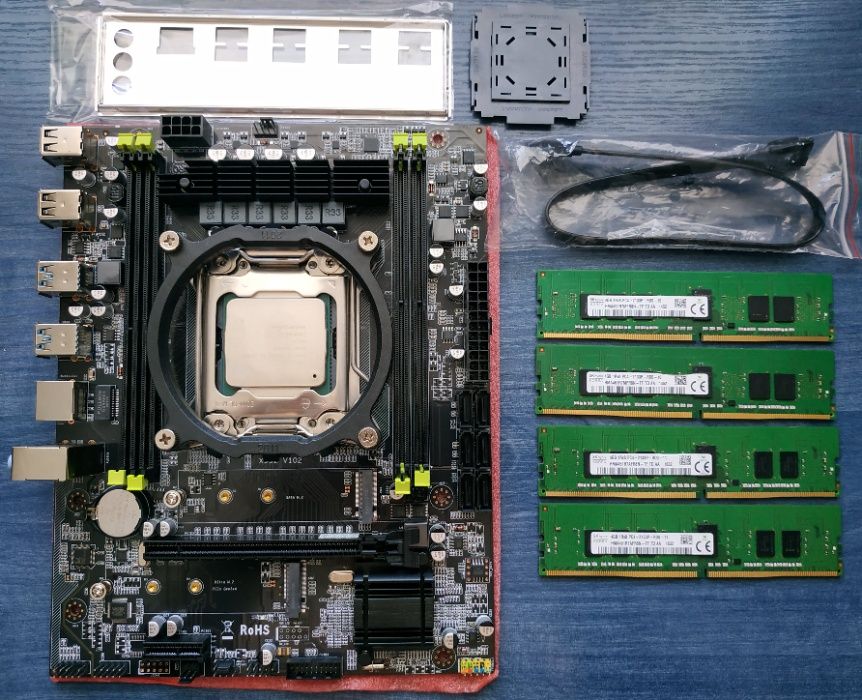 Ігровий комплект X99 + 2640v4 (2640v3) + 4x4 (16)Гб ddr4 + куллер