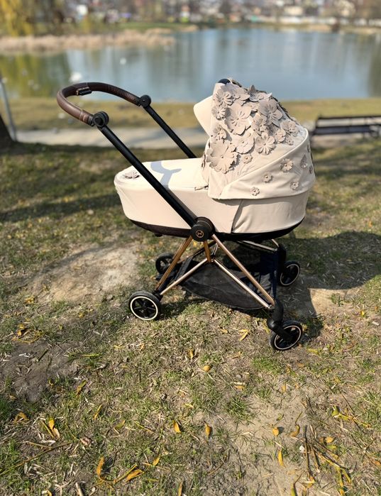 Люлька Cybex Mios Simply Flowers Beige